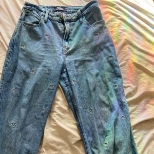 Embroidered jeans